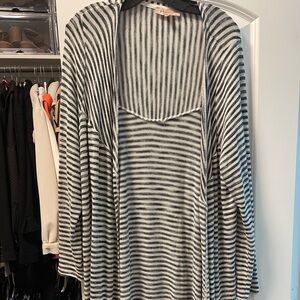 Philosophy long length duster style cardigan